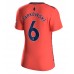 Billige Everton James Tarkowski #6 Udebane Fodboldtrøjer Dame 2023-24 Kortærmet